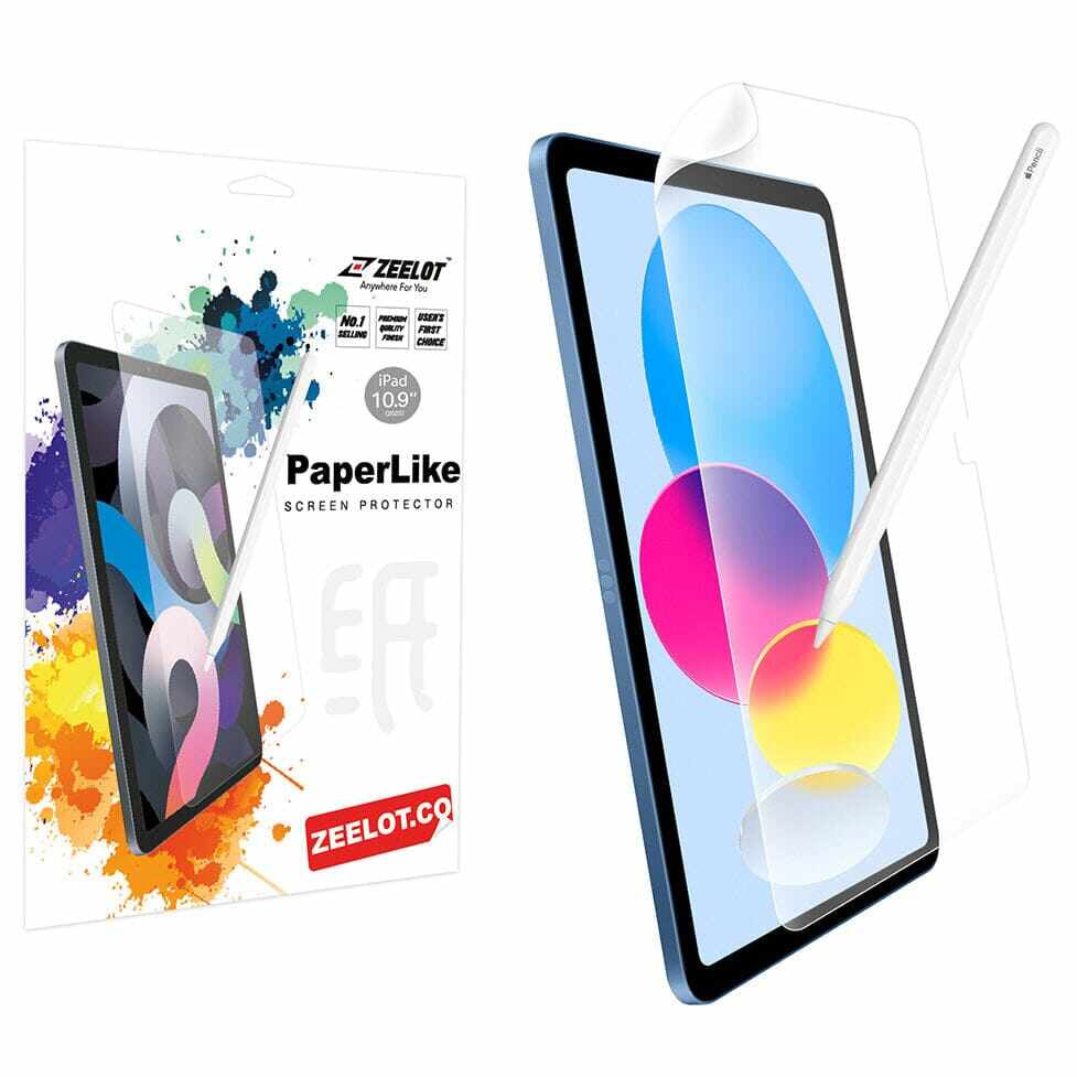 Pelindung Skrin Seperti Kertas ZEELOT untuk iPad Ke-10 Gen 10.9" (2022)