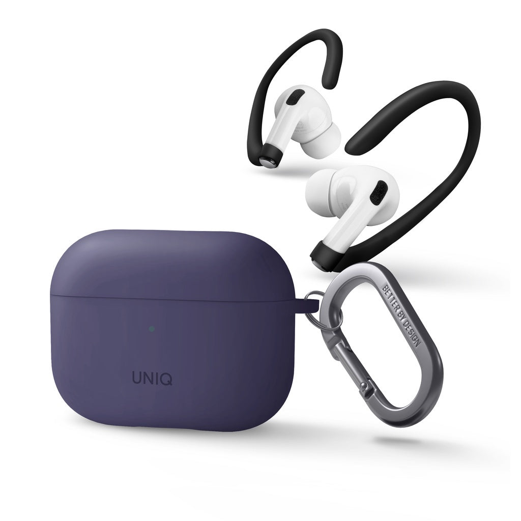 UNIQ NEXO ACTIVE HYBRID SILICONE AIRPODS PRO GEN 2 (2022) SAS DENGAN CANGKUT TELINGA SUKAN