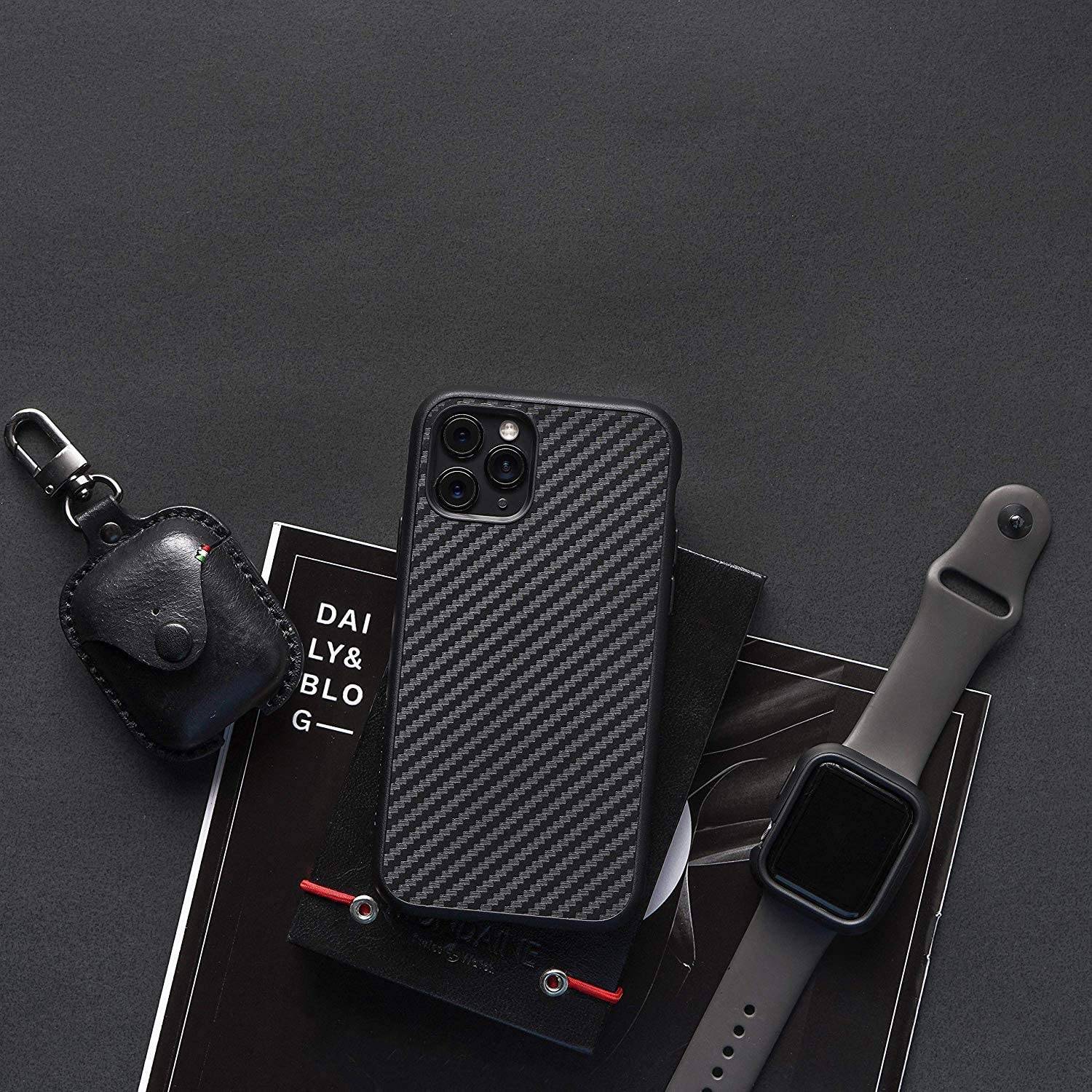 RhinoShield CrashGuard NX Apple Watch Series 6 / 5 / 4 / SE Slim Protective Cover, Lightweight and Shock Absorbent