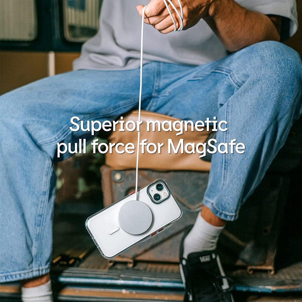 Sarung Jelas RHINOSHIELD Serasi dengan Magsafe untuk iPhone 14 / 13 / 12 Pro Max Rintangan Kekuningan Lanjutan
