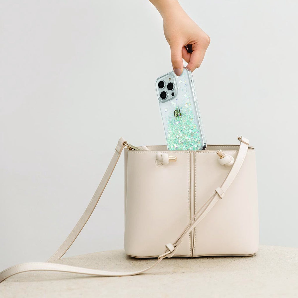 SwitchEasy Starfield 3D Glitter Resin Case Serasi untuk iPhone 14 / Plus / Pro Max Cover