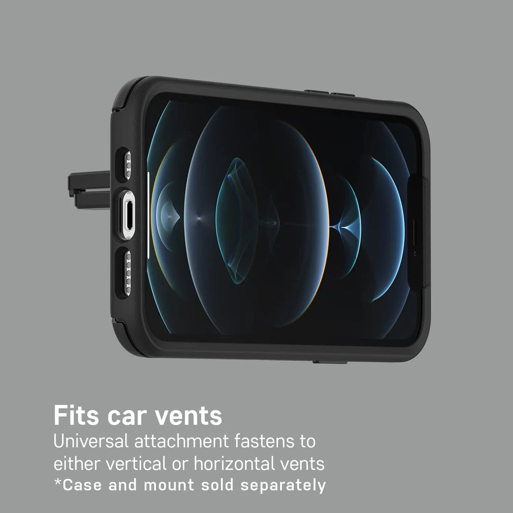 OtterBox Car Vent Mount Charger Magsafe Compatible For iPhone 14 / 13 / 12 Pro Max MagSafe - Black