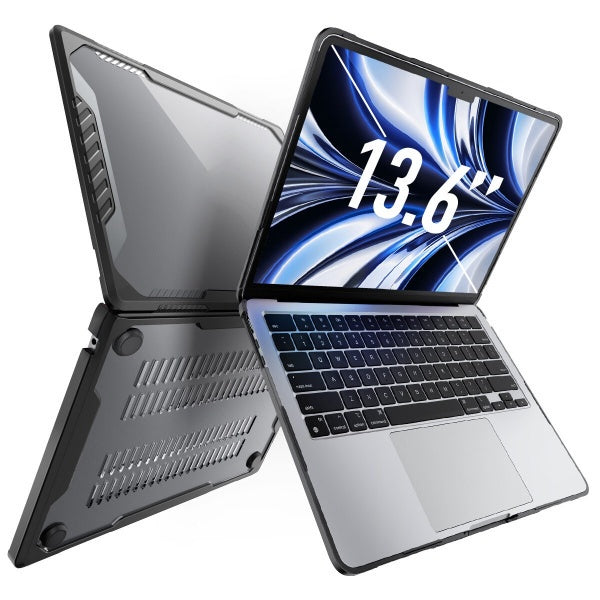 SUPCASE Sarung Unicorn Beetle untuk MacBook Air 13.6 Inci (2022) A2681 M2 Cip Dwi Lapisan Penutup Pelindung Cangkang Keras