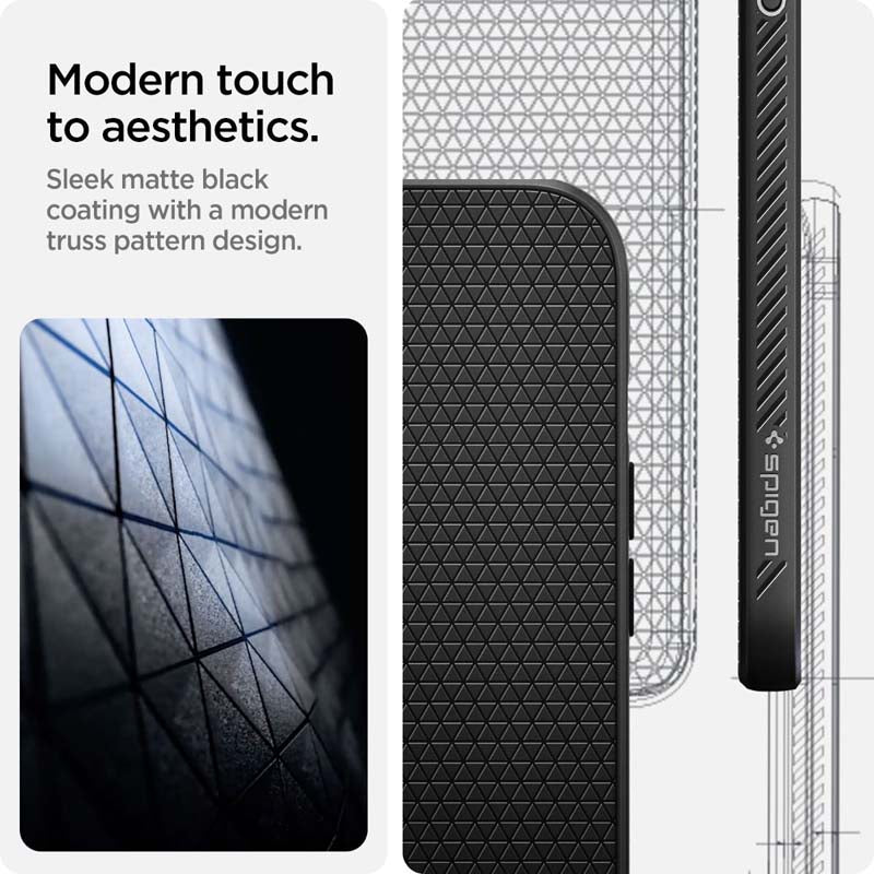 Spigen iPhone 13 / Pro / Pro Max Case Liquid Air Black & Navy Blue