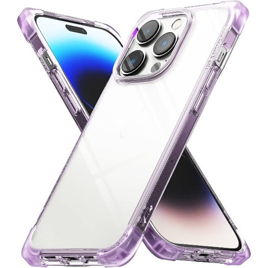 Ringke Fusion Bumper [Reinforced Corner] Clear Purple Compatible with iPhone 14 Pro / Pro Max Shockproof Case