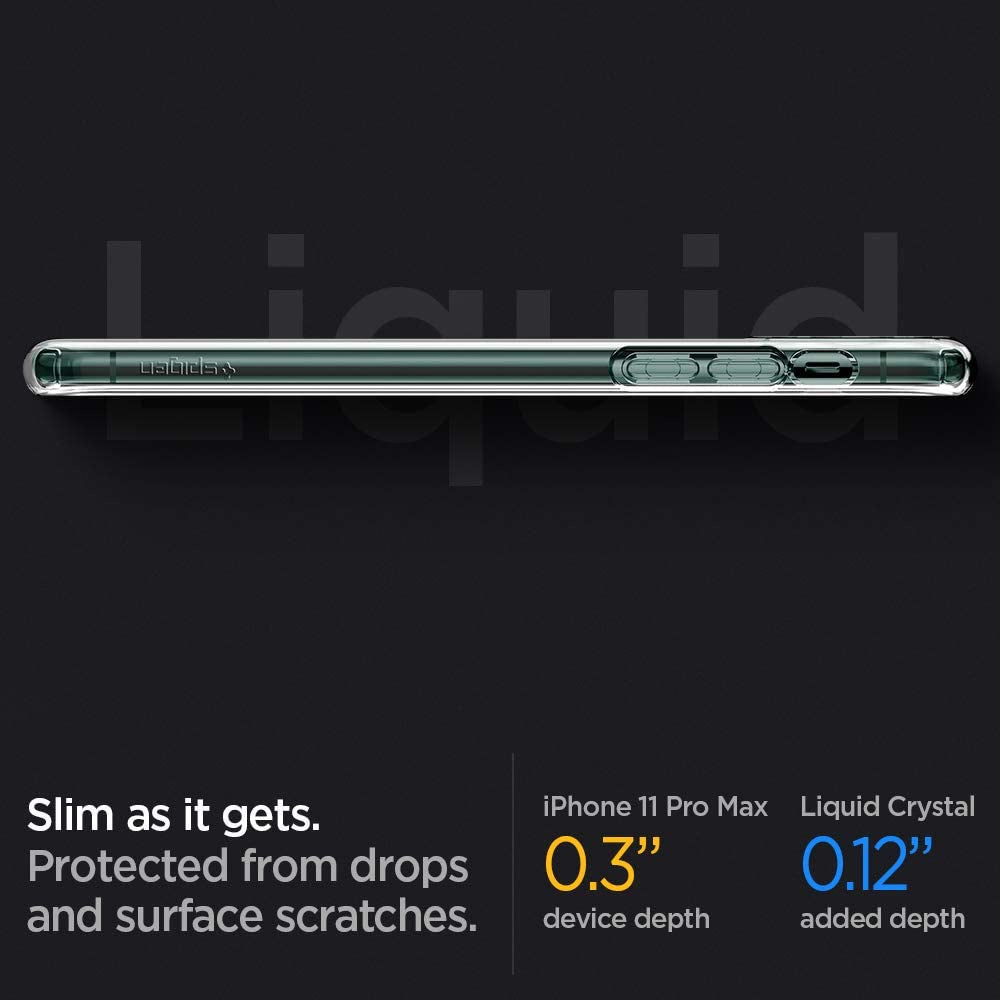 Spigen Crystal Flex Crystal Clear Designed for iPhone 11 Pro / Pro Max Case
