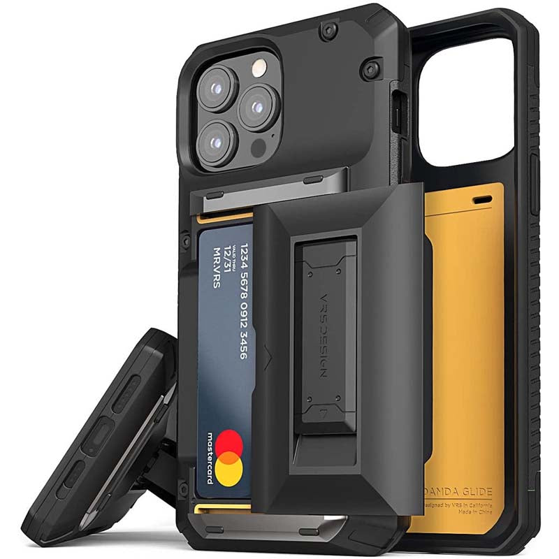 VRS DESIGN Damda Glide Hybrid Case Compatible for iPhone 13 / Pro / Pro Max Functional Sturdy Case