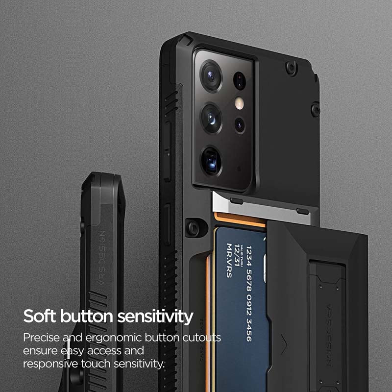 VRS DESIGN Damda Glide Hybrid Case Compatible with Galaxy S21 Ultra 6.8 inch (2021) (Hybrid)