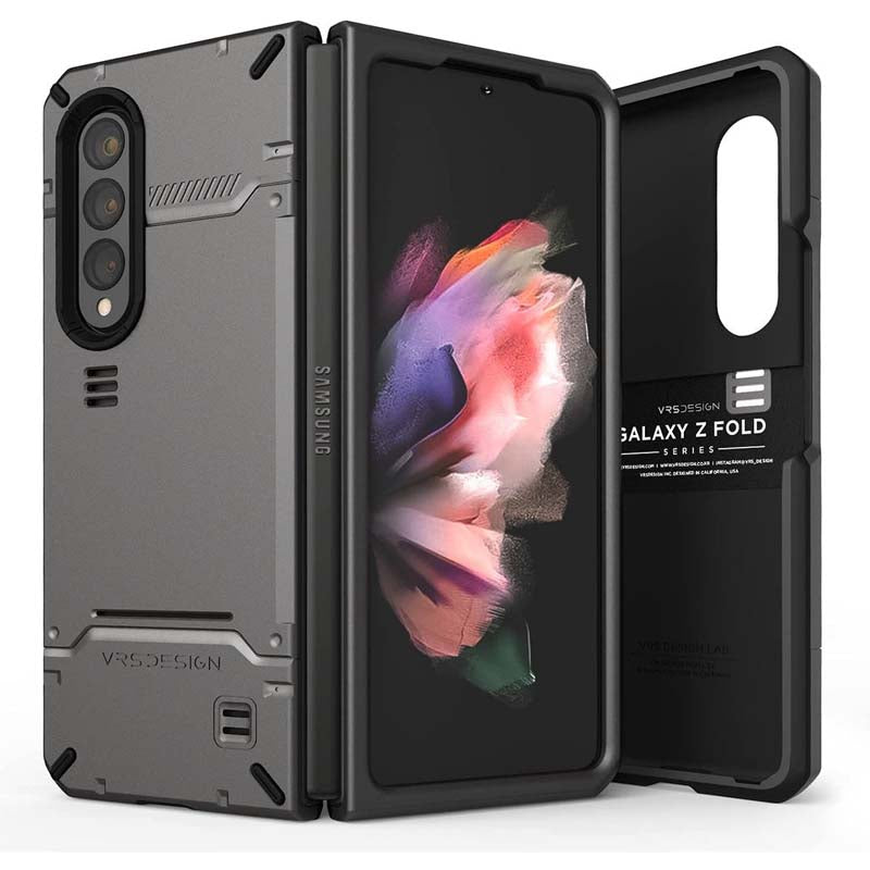 VRS Design Hard Drop for Galaxy Z Fold 3, Sturdy Case Compatible with Galaxy Z Fold 3 5G (2021)