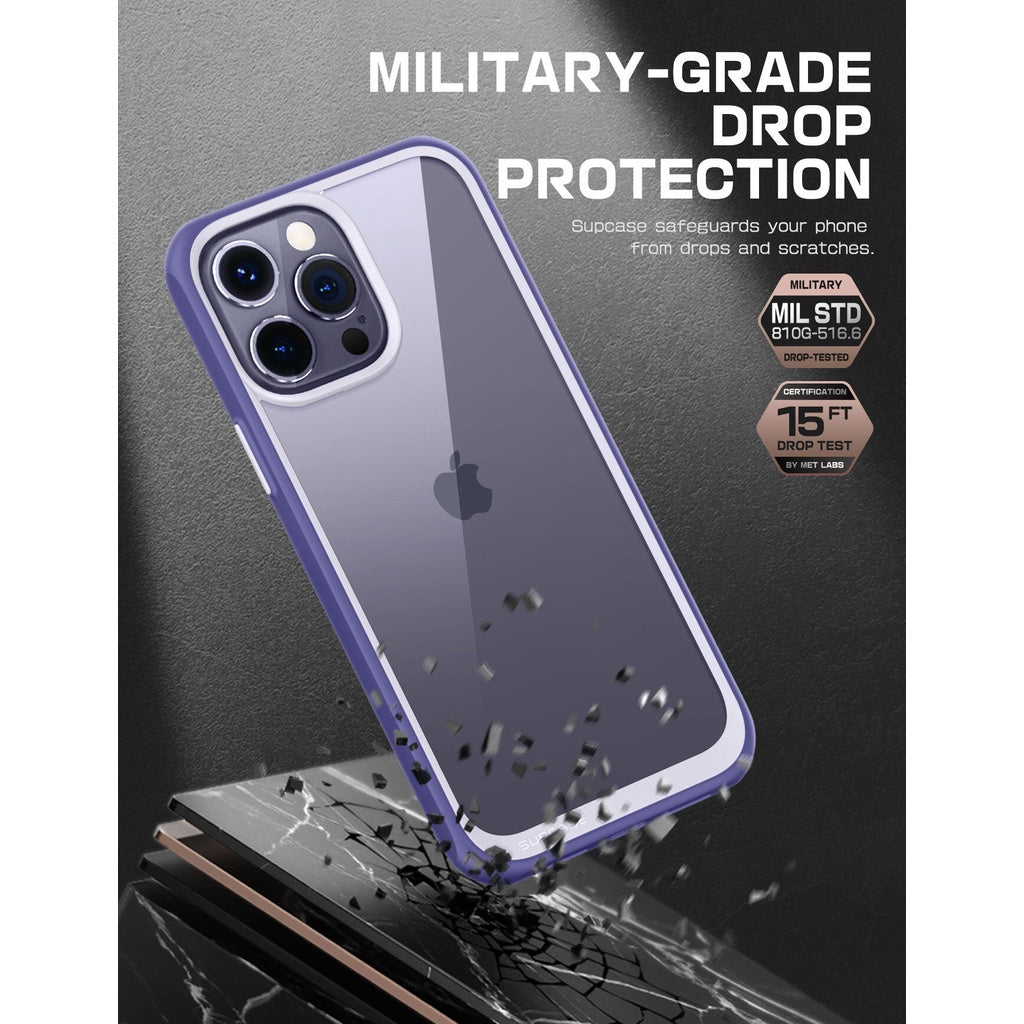 SUPCASE Sarung Siri Gaya Unicorn Beetle untuk iPhone 14 / Pro / Plus / Pro Max Premium Hybrid Protective Slim Clear Case