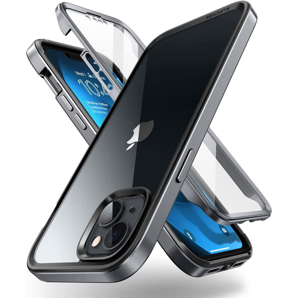 SUPCASE Unicorn Beetle Edge XT Case for iPhone 14 Plus 6.7", with Built-in Screen Protector Slim Frame Clear Protective