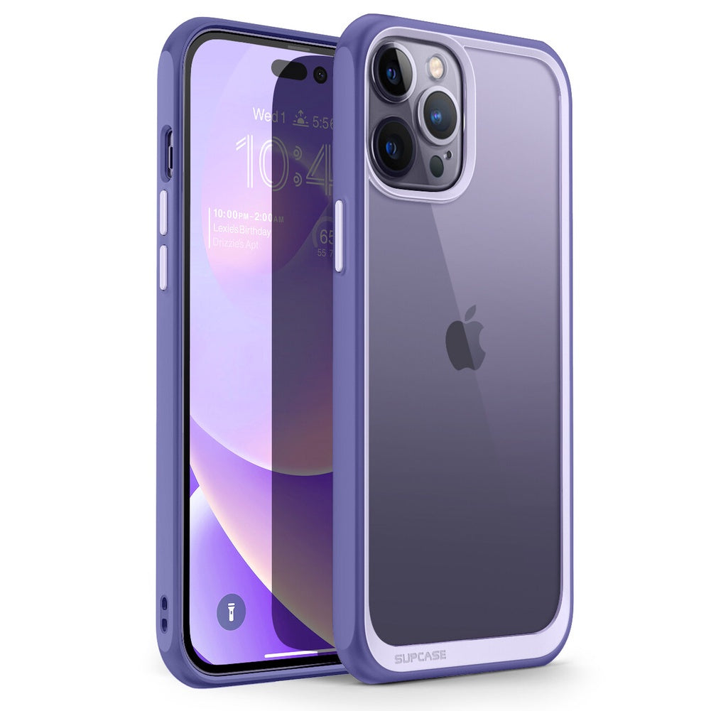 SUPCASE Sarung Siri Gaya Unicorn Beetle untuk iPhone 14 / Pro / Plus / Pro Max Premium Hybrid Protective Slim Clear Case