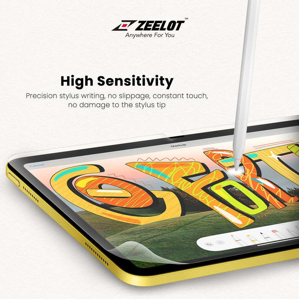 Pelindung Skrin Seperti Kertas ZEELOT untuk iPad Ke-10 Gen 10.9" (2022)