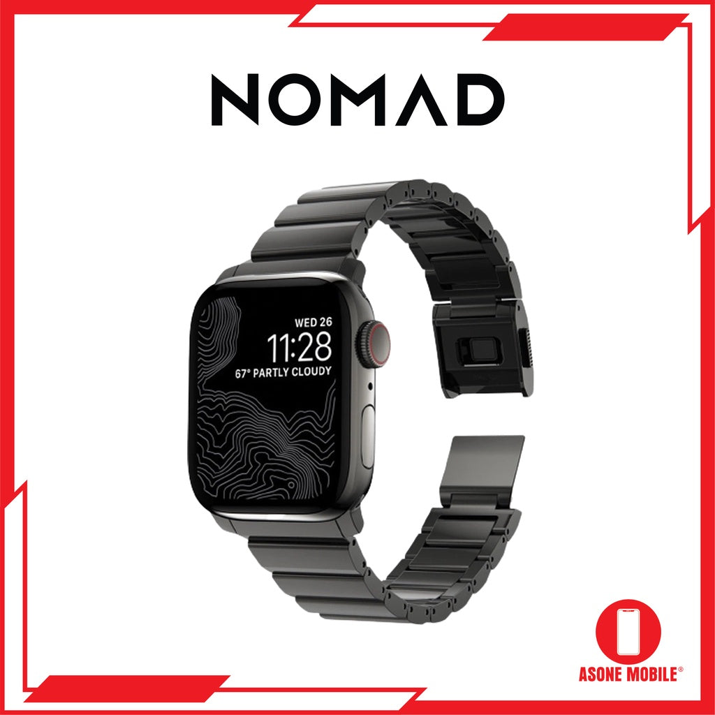 Nomad Steel Band Version 2 compatible for Apple Watch Series SE/Ultra/8/7/6/5/4/3/2
