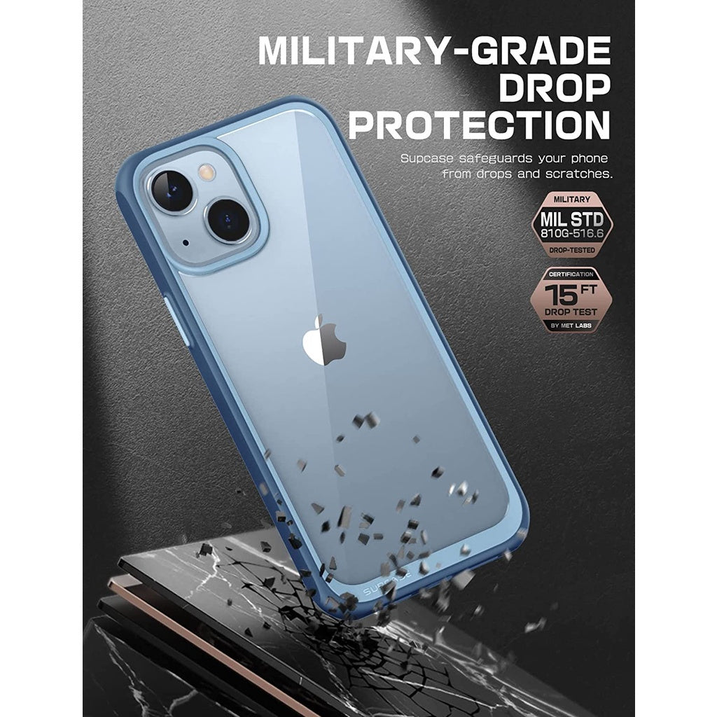SUPCASE Sarung Siri Gaya Unicorn Beetle untuk iPhone 14 / iPhone 13 6.1 Inci, Sarung Cerah Pelindung Hibrid Premium