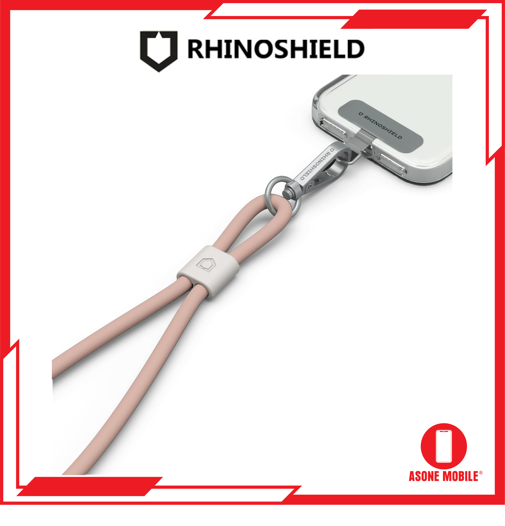 RhinoShield Hypoallergenic Wrist Lanyard *without lanyard card* for iPhone Android Samsung Galaxy Huawei Vivo Oppo
