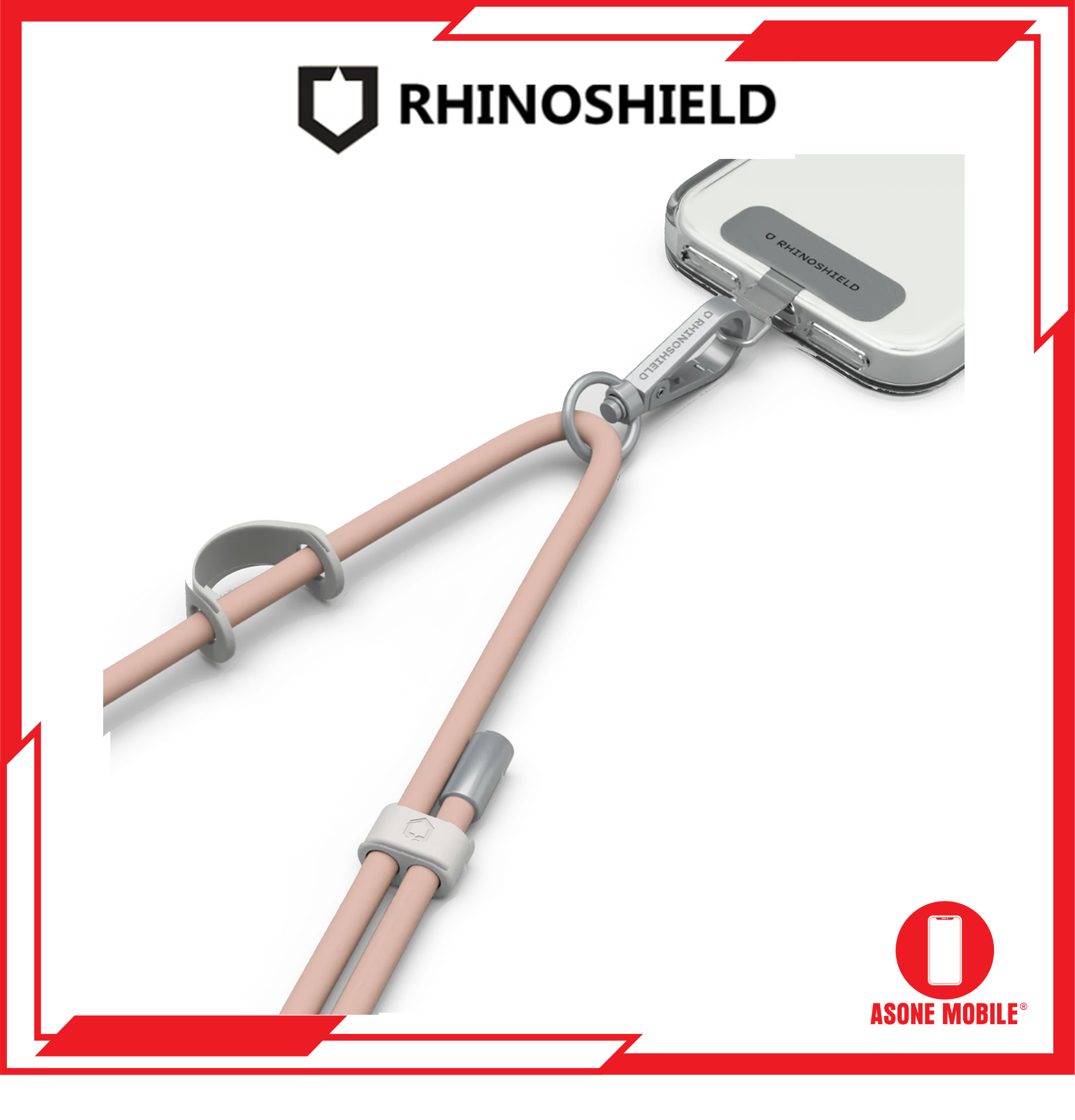 RhinoShield Hypoallergenic Crossbody Lanyard *without lanyard card* for iPhone Android Samsung Galaxy Huawei Vivo Oppo