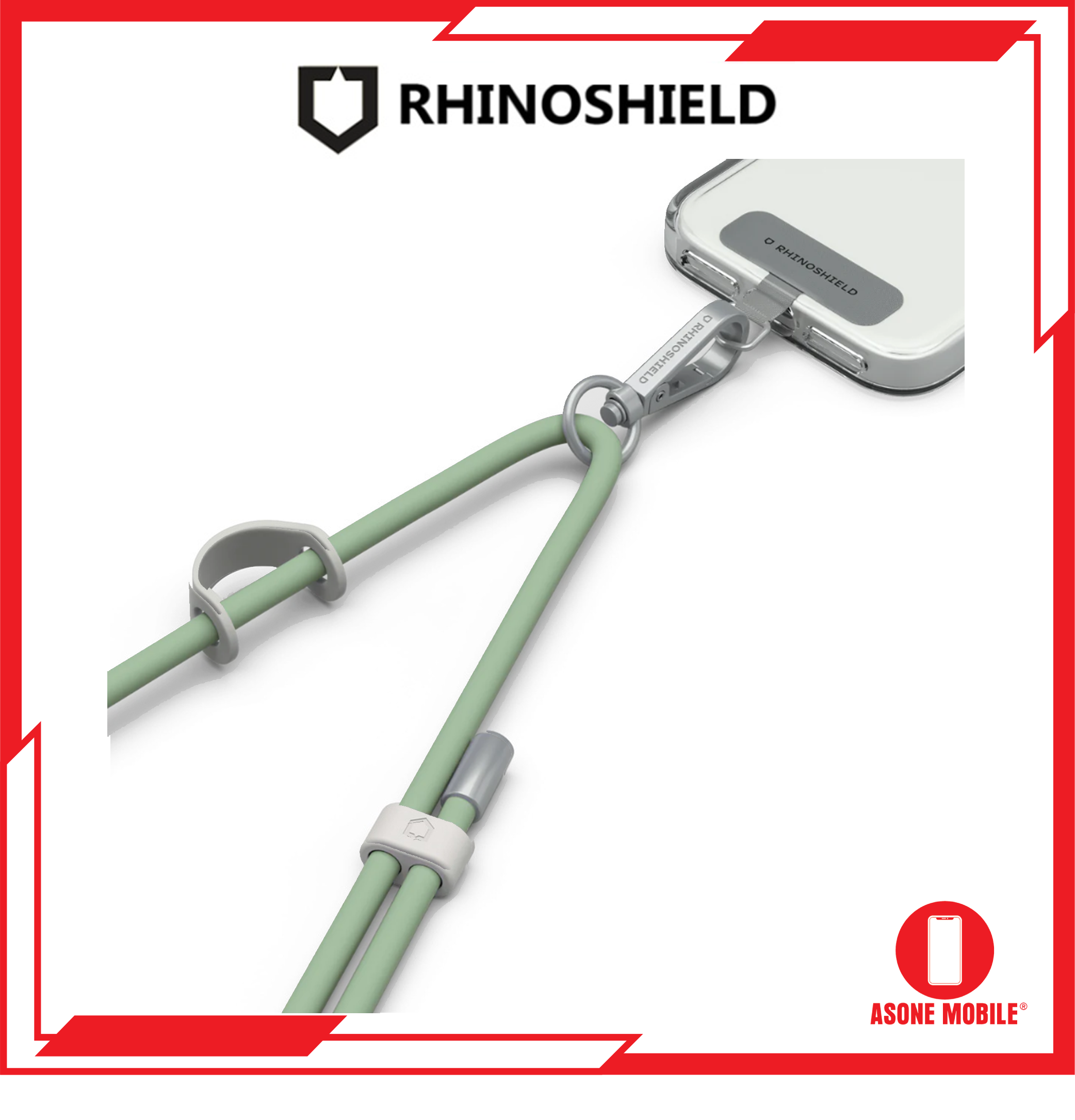 RhinoShield Hypoallergenic Crossbody Lanyard *without lanyard card* for iPhone Android Samsung Galaxy Huawei Vivo Oppo