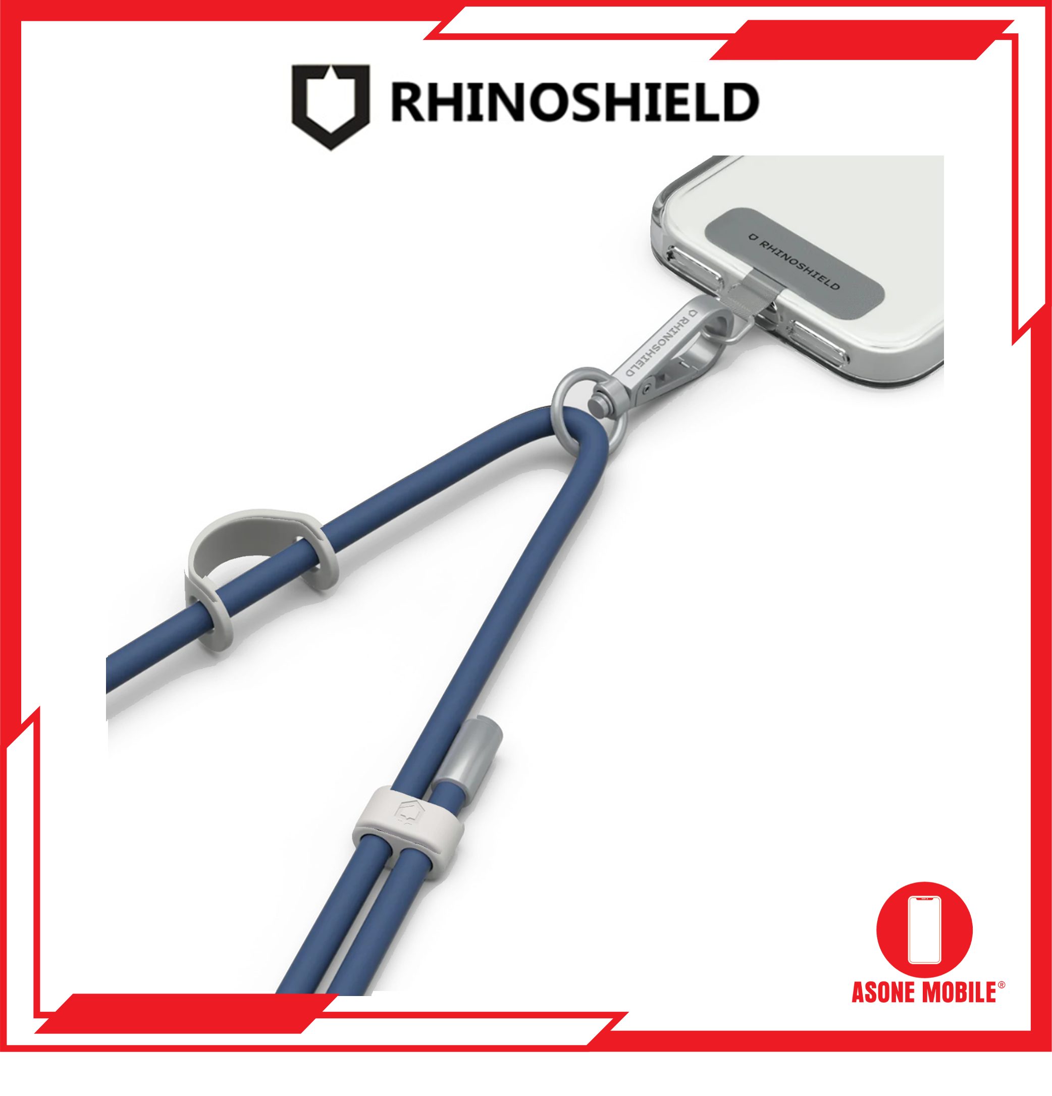 RhinoShield Hypoallergenic Crossbody Lanyard *without lanyard card* for iPhone Android Samsung Galaxy Huawei Vivo Oppo
