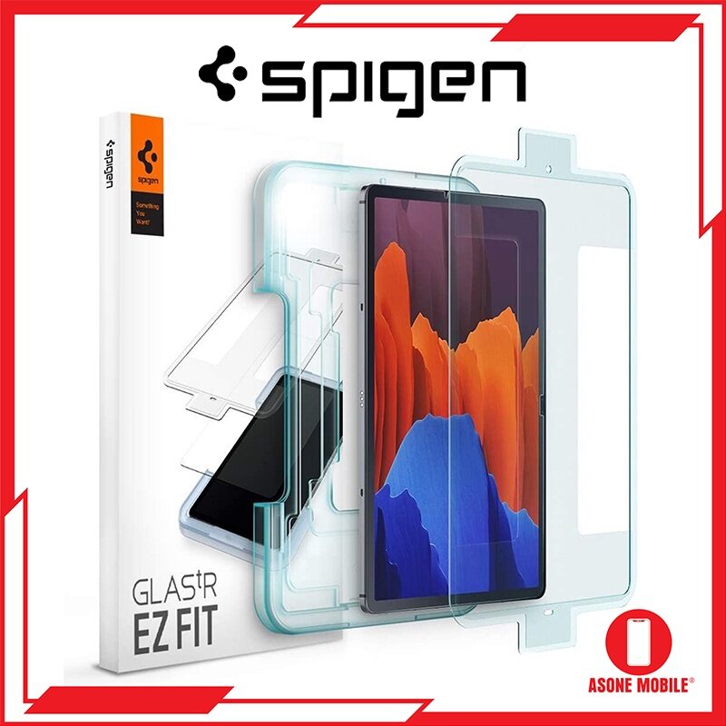 Spigen Galaxy Tab S8+ EZ FIT GLAS.tR Galaxy Tab S7+ Tempered Glass