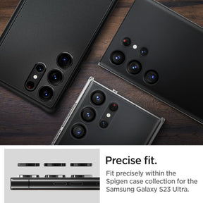 Spigen Galaxy S23 Ultra Camera Lens Protector EZ Fit Optik Pro (2 Pack)