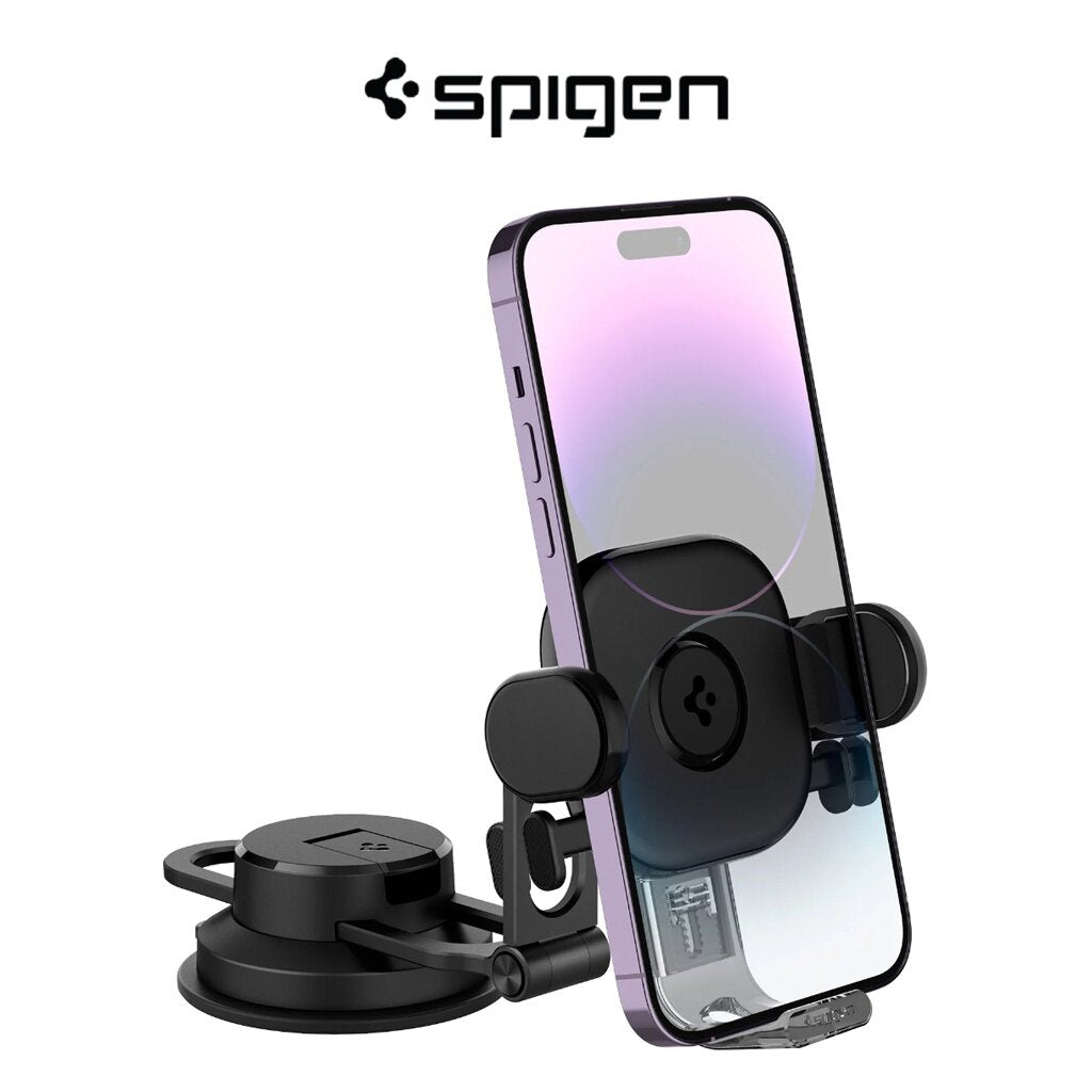Spigen OneTap UTS35 Car Mount Universal Car Phone Holder Dashboard Phone Stand Holder Windshield Car Accessories