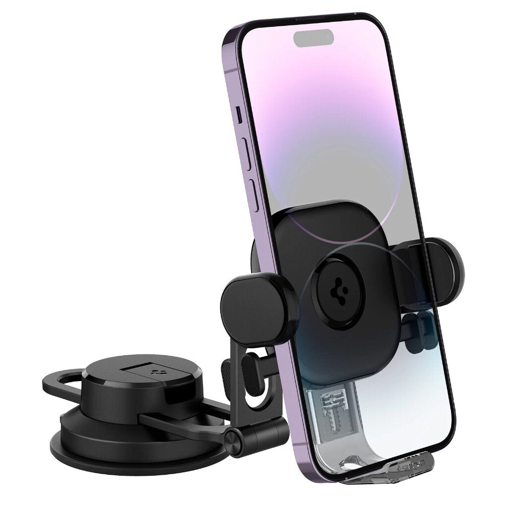 Spigen OneTap UTS35 Car Mount Universal Car Phone Holder Dashboard Phone Stand Holder Windshield Car Accessories