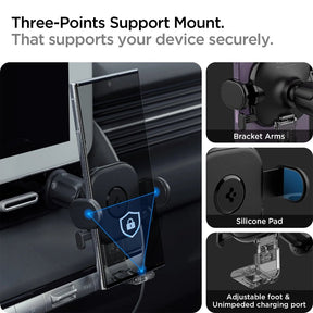 Spigen OneTap UTS12 Air Vent Car Mount Universal Car Phone Holder Phone Stand Holder Car Accessories