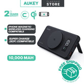 Aukey PB-WL01i Basic MagAir II 10000mAh 20W PD Magnetic Wireless Charging Power Bank