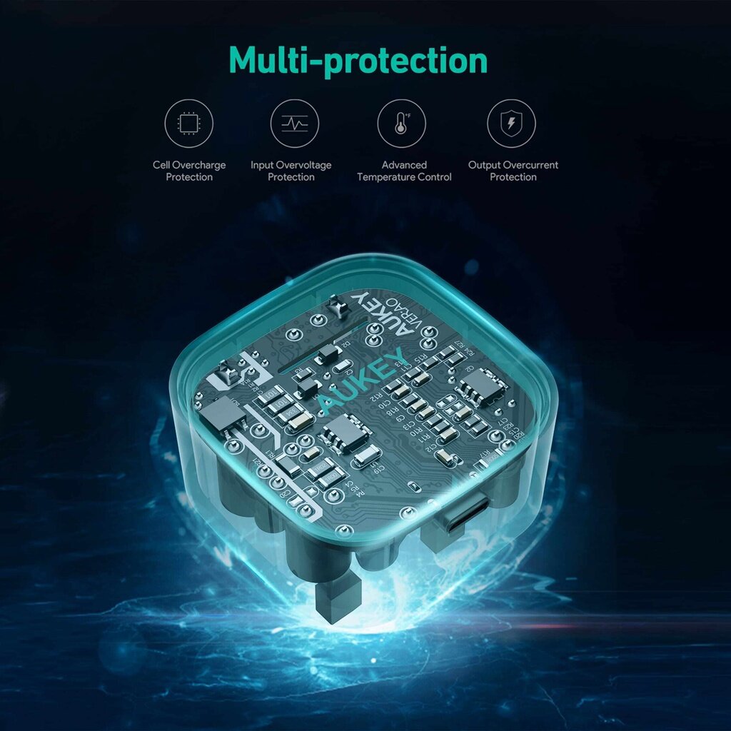 PA-Y25 20W PD Mini Charger with CB-AKC3 USB C to Lightning cable.