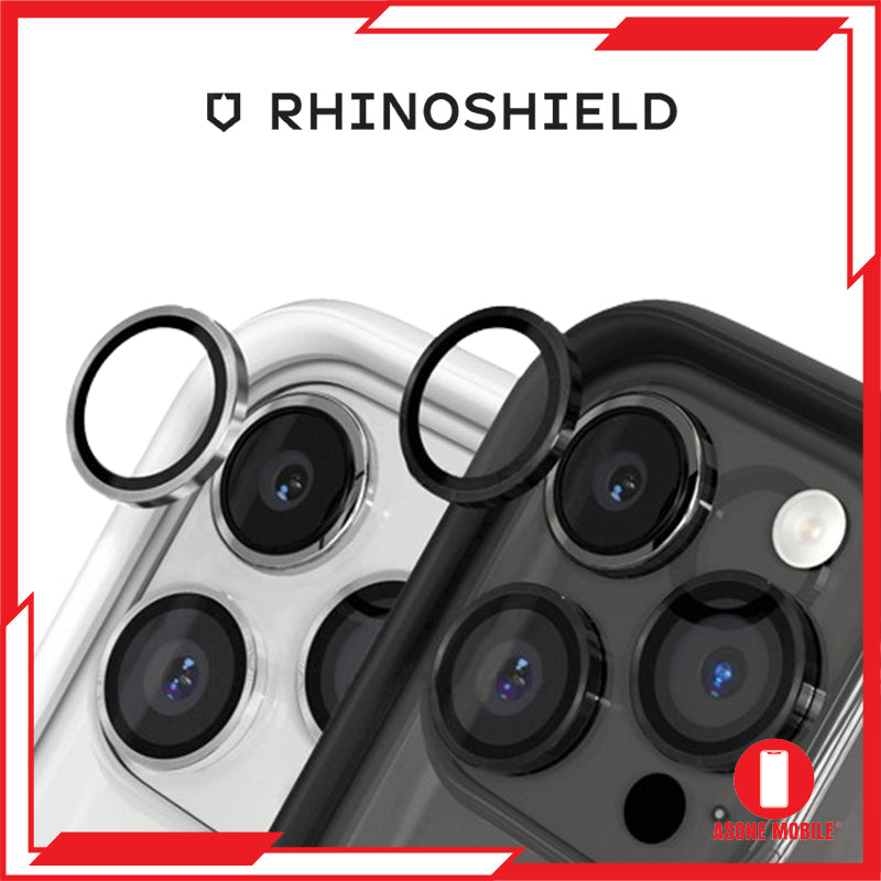 RhinoShield 9H Tempered Glass Lens Protector compatible for iP 15 Pro / 15 Pro Max