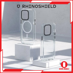 RhinoShield CLEAR Anti-Yellowing Protective Case (MagSafe) compatible for iPhone 15 / Pro / Pro Max / Plus