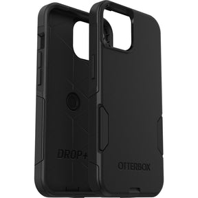 OtterBox iPhone 15 / Pro / Pro Max Commuter Series Case - BLACK, slim & tough, pocket-friendly, with port protection