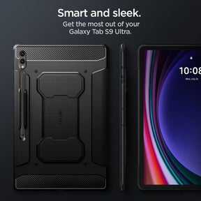 Spigen Galaxy Tab S9 / Plus / Ultra Case Rugged Armor Pro Galaxy Tab S8 Ultra Case Premium Shockproof Samsung Cover