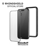 RhinoShield RhinoBuff FPS Precision Kit iPhone 15 Pro Max Gaming Controller Bumper Case Screen Protector Button for PUBG