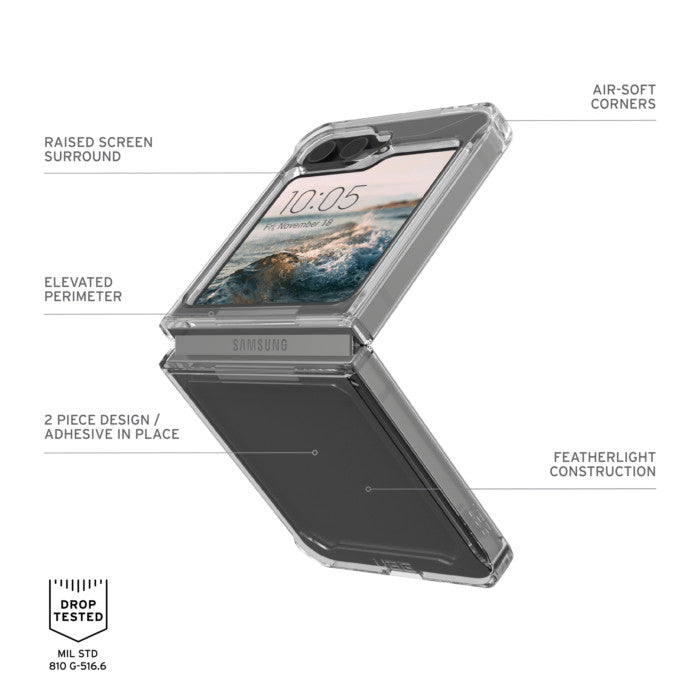 UAG Plyo Case for Samsung Flip 6 - Ice