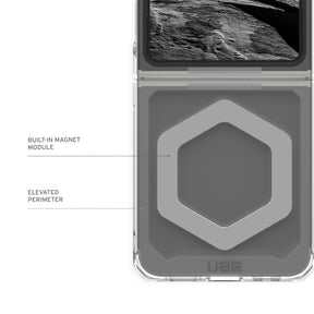 UAG Plyo Pro with Magnet Case for Samsung Flip 6 - Ice/Silver