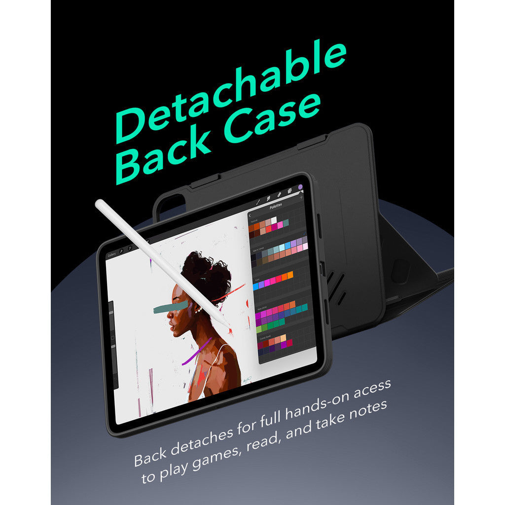 ESR iPad Air / Pro 11 13 (2024) Shift Magnetic Case with 9 angle stand