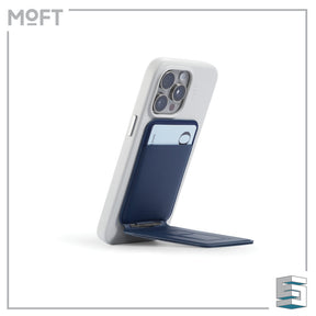 MOFT Snap Wallet Tripod Stand MOVAS Magsafe Compatible - Navy Blue/Taupe