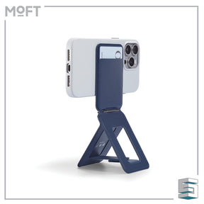 MOFT Snap Wallet Tripod Stand MOVAS Magsafe Compatible - Navy Blue/Taupe