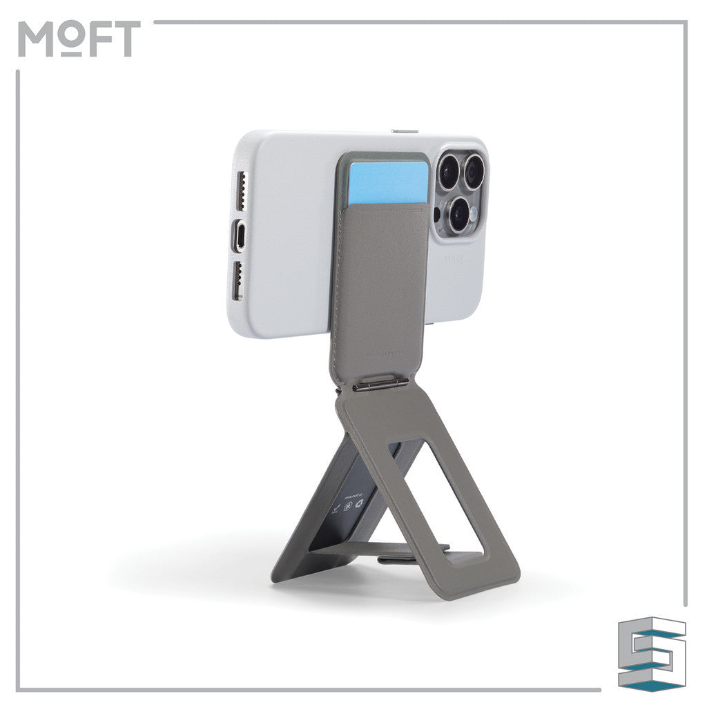 MOFT Snap Wallet Tripod Stand MOVAS Magsafe Compatible - Navy Blue/Taupe