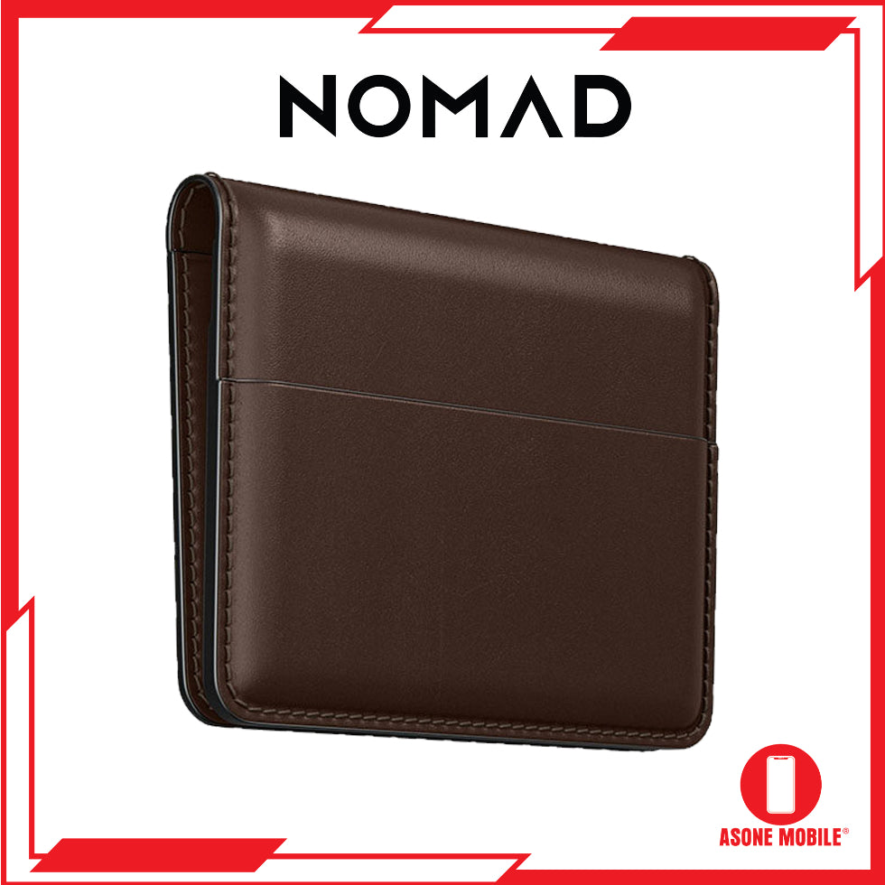 Nomad Horween Leather Card Wallet Plus