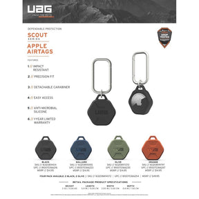 UAG AirTags Scout Protection Case