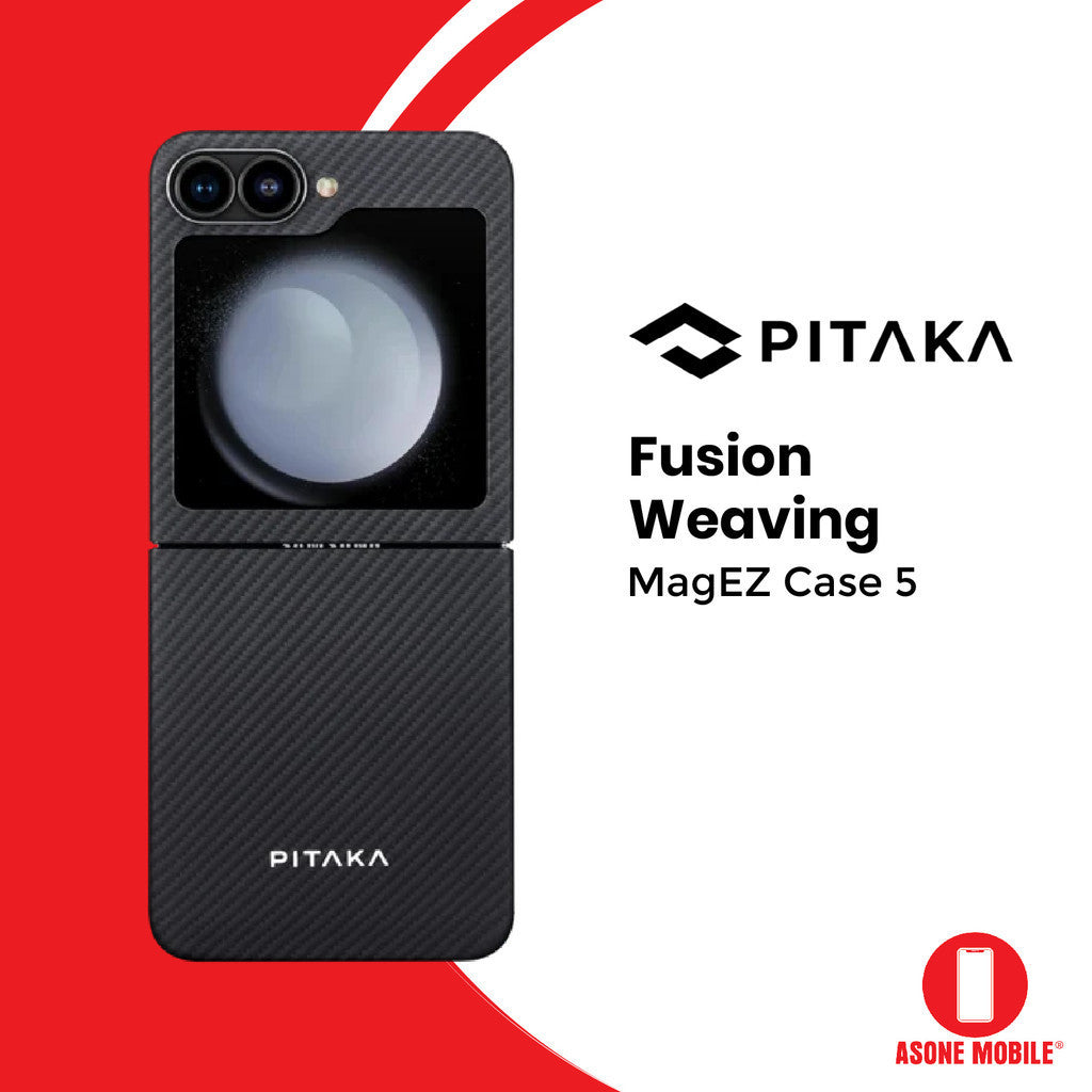 PITAKA Fusion Weaving MagEZ Case 5 for Samsung Galaxy Z Flip 6 (2024)