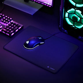 Aukey Gaming Mouse Pad with Smooth Surface, Non-Slip Rubber Base, and Anti-Fraying Stitched Edges