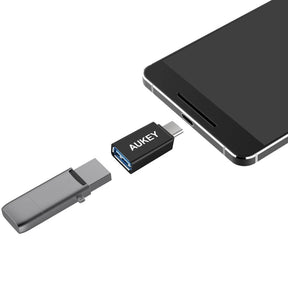 Aukey CB-A1 USB 3.0 A to C Adapter (2 Pack)