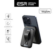 ESR 2K616 Grip Vegan Leather Wallet Serie Genuine Leather with HaloLock Magnetic Core Compatible with MagSafe