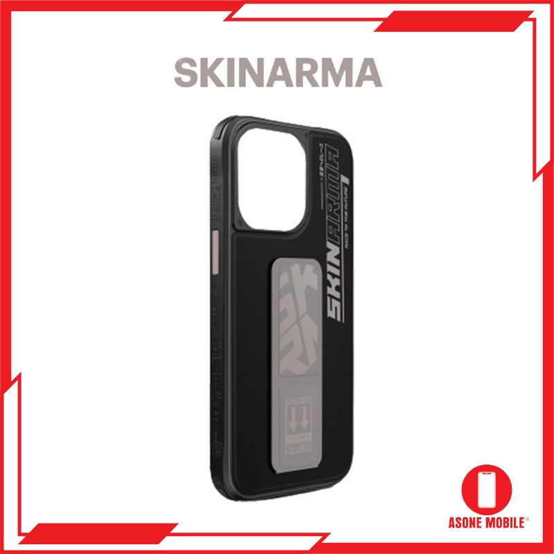 Sarung SKINARMA Slate untuk iPhone 15 / 15 Pro / 15 Pro Max Biru Kelabu Jingga