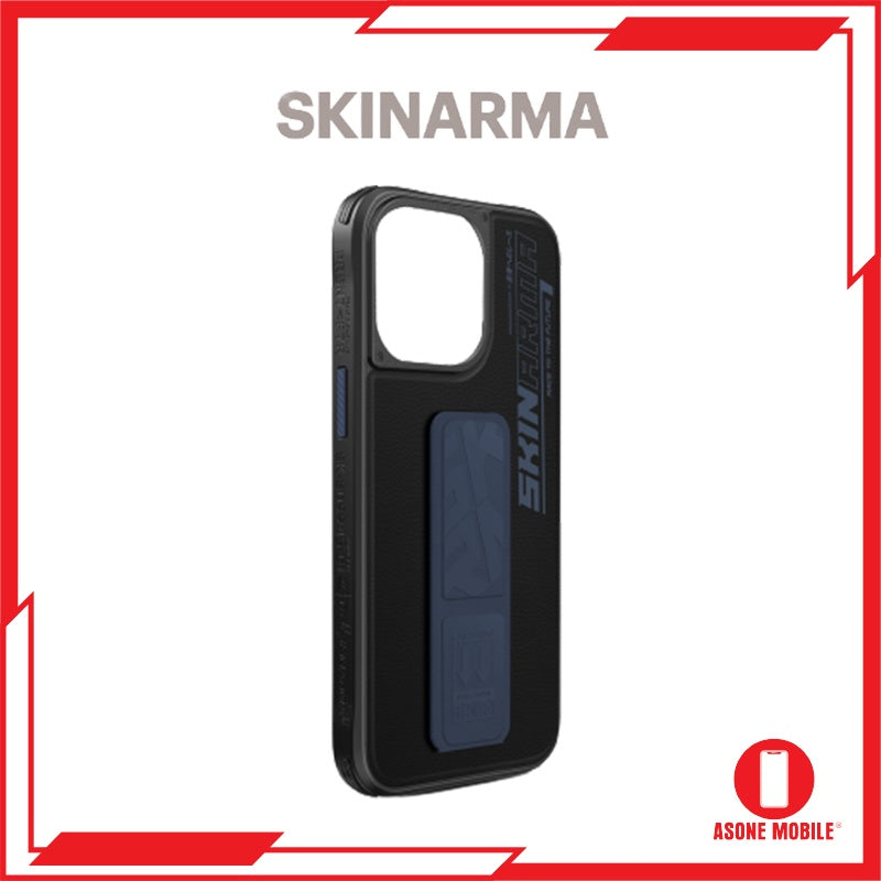 Sarung SKINARMA Slate untuk iPhone 15 / 15 Pro / 15 Pro Max Biru Kelabu Jingga