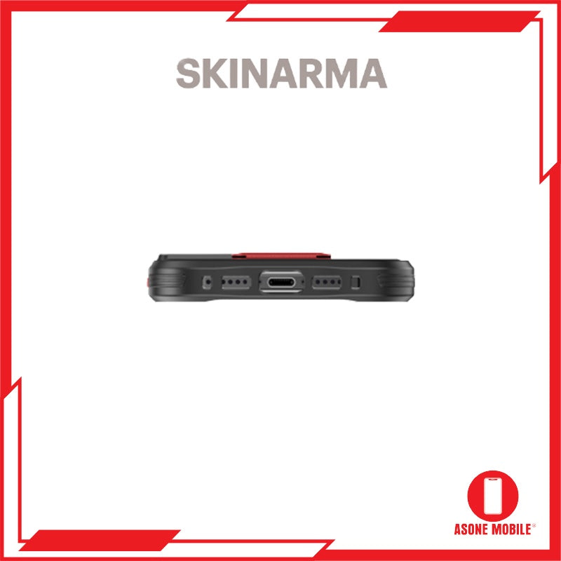 Sarung SKINARMA Slate untuk iPhone 15 / 15 Pro / 15 Pro Max Biru Kelabu Jingga